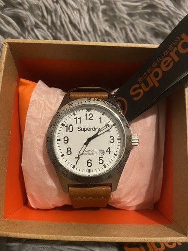 Superdry mens brown leather - superdry,