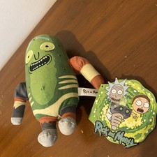 Pickle Rick With Exosuit Plush
