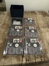 Iomega Zip Disk 100MB x 6 + cases & box 