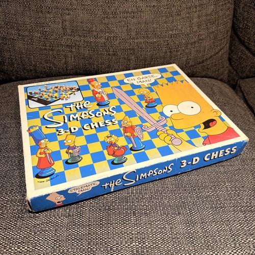 1991 the simpsons chess - 3d,