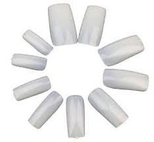 BOO4 - BOOLAVARD 500 CLEAR False Fake Nail Art FULL Acrylic