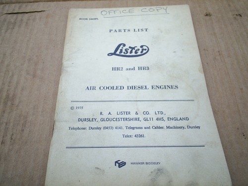 Lister and 3 diesel - lister, hr