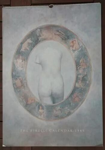 Pirelli 1989 printed calendar