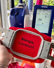 Personalised Embroidered Red