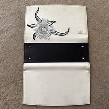 MICHE Classic Shell cream black with silver flower embroidery