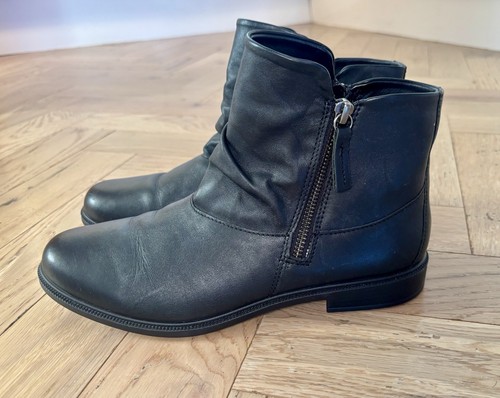 Ladies hotter black leather - black,