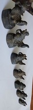 Set of 6 Bronze Bird Opium