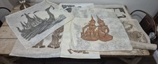 Thai Temple Rubbing on Rice Paper Batik Vintage