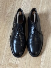Sanders Oxford Black Leather RAF Officers Shoes – UK Size 9