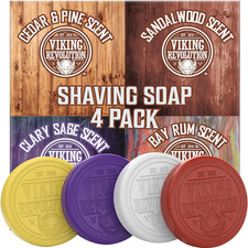 Shaving Soap for Men - Shave Soap for Use with Shaving Brush and Bowl for Smooth