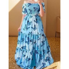 Women Floral Print Long Maxi