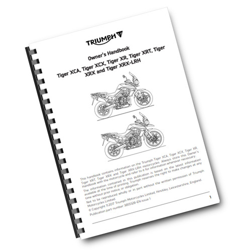 Triumph owners handbook - triumph, user