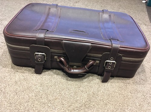 Vintage style brown - style, suitcase