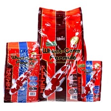 HIKARI WHEATGERM PELLETS MINI MEDIUM LARGE FOOD 500G 2KG 5KG POND KOI GOLDFISH