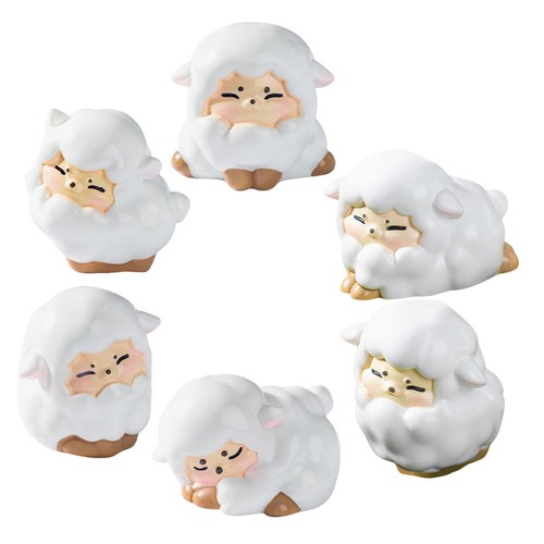 6pcs cute resin - cute, mini
