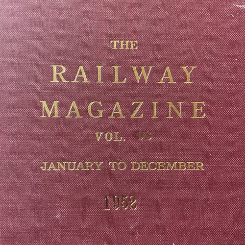 The railway magazine bound - the,