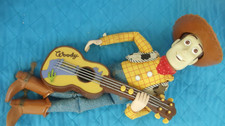 CREEPY VINTAGE DISNEY WOODY TOY STORY WITH GUITAR