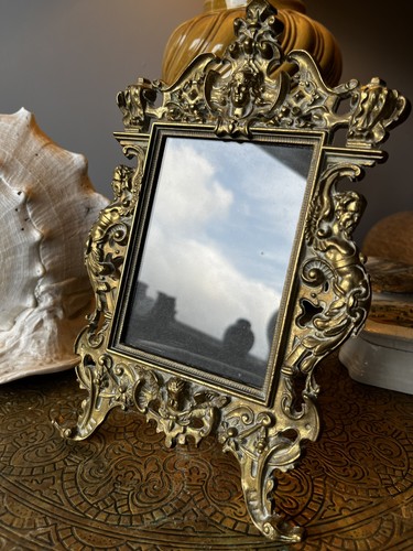 Vintage ornate cast - vintage, brass