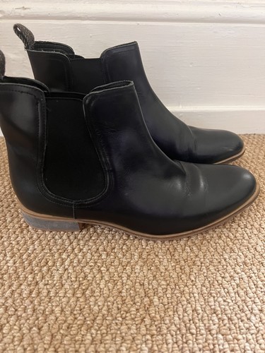 Ravel black leather - , ankle