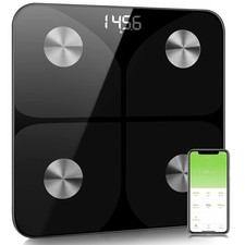 Fleyond Smart Body Fat Scales BMI Weight Analyzer Bluetooth APP Fitness Monitor