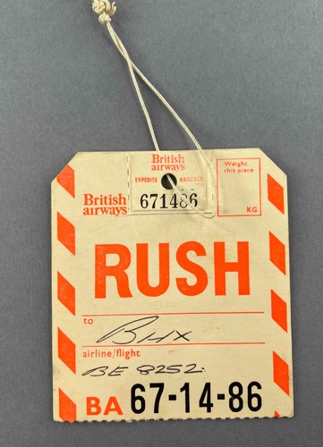 British airways rush vintage - rush,