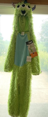 Monster green 3eyed - green, costume