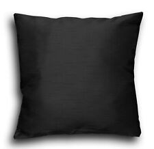 Cushion Covers Plain Faux Silk