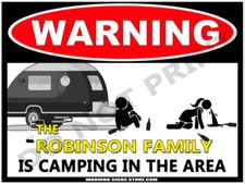 Personalized Camping Sign The