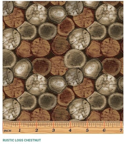 Rustic lodge fabric tree - lodge,