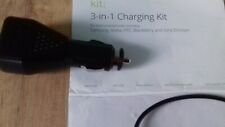 Car Phone Charger 3 in 1 Set, Most Smartphones Very Good Condition 