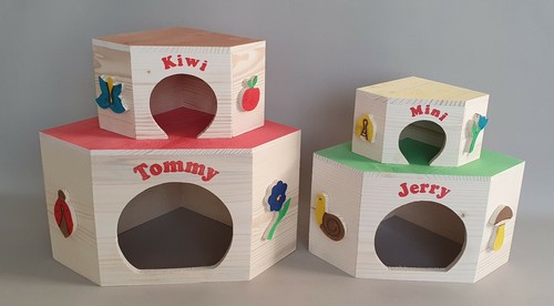Chinchilla hamster wooden - hamster,
