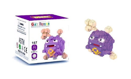 Pokemon model nanoblock - pokemon,