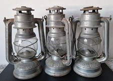 3x Vintage Meva 863 Oil Lamp