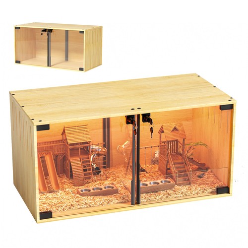 Inch hamster cage wooden - 32,