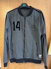 Cruyff Track Jacket Grey Black