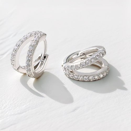 Elegant silver pave diamante - elegant,