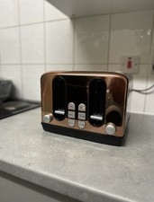 Wilko Copper Toaster 4-Slice