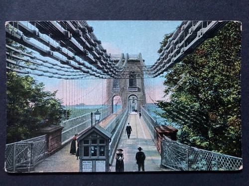 The menai bridge entrance - bridge, isle
