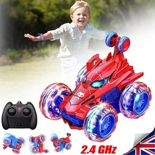 NEW Spiderman RC Stunt Car