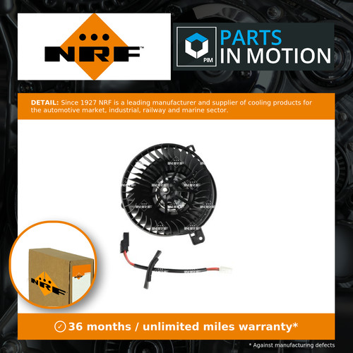 Interior blower motor - motor, fits