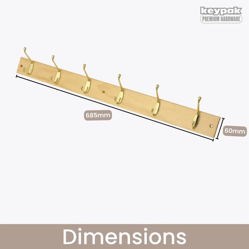 Coat rack wall mounted 4 - wall,