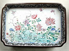 Antique Hand Painted Enamel on