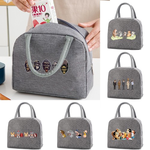 Cartoon insulated lunch bag - lunch,