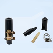 Alto Sax Sound 4C Saxophone Mouthpiece Set with Cap + Clip + Reed Accessories