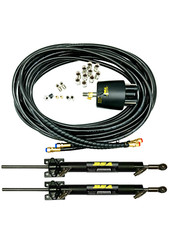 Inboard Boat Hydraulic Steering suits Twin Inboard Engines Without Wheels 150HP