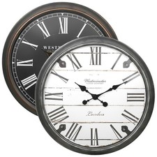 70cm Large Oversized Westminster London Inspired Analog Roman Numeral Wall Clock