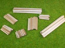 108 planks of timber wood - 00 gauge 1:76 model railway sawmill detail wood kit 