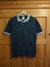 William Hunt Trilby Tour Green Stripped Golf Polo Size Medium