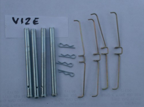 Front brake pad pins clips - brake,