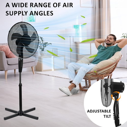Quiet pedestal fan - pedestal, 3